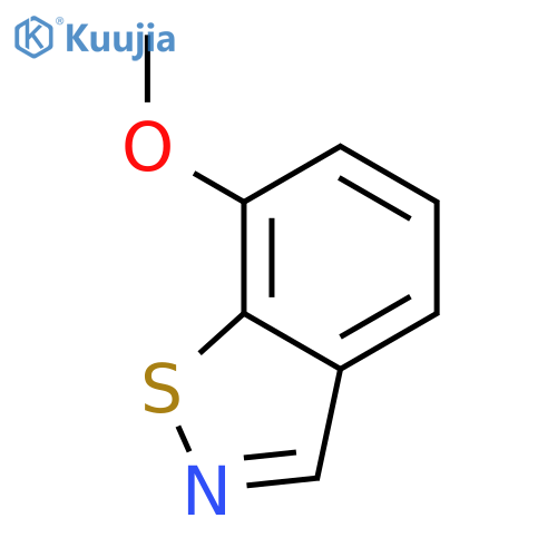 1,2-Benzisothiazole, 7-methoxy- structure