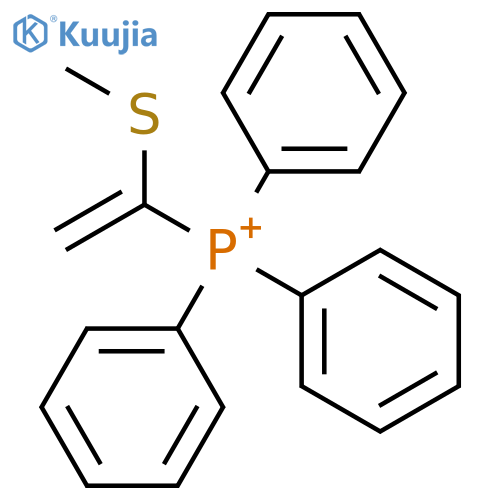 PHOSPHONIUM, [1-(METHYLTHIO)ETHENYL]TRIPHENYL- structure