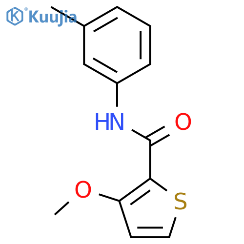 2-Thiophenecarboxamide, 3-methoxy-N-(3-methylphenyl)- structure