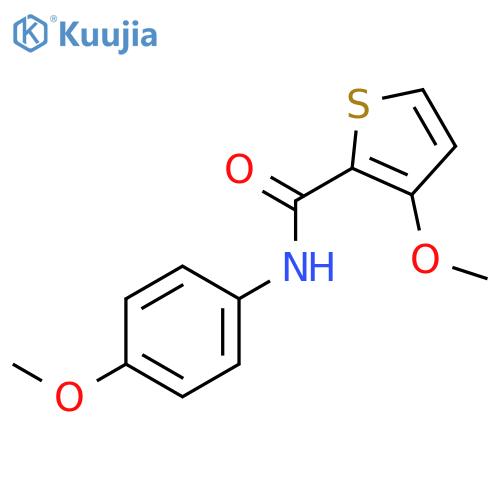 2-Thiophenecarboxamide, 3-methoxy-N-(4-methoxyphenyl)- structure