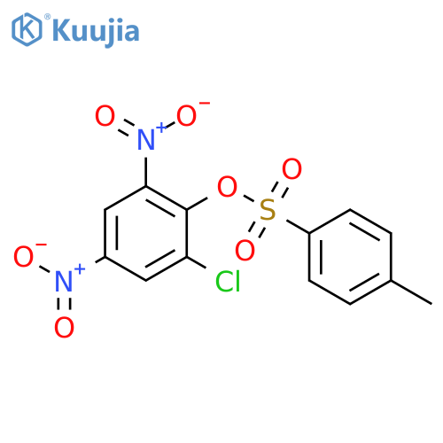 Phenol, 2-chloro-4,6-dinitro-, 4-methylbenzenesulfonate (ester) structure