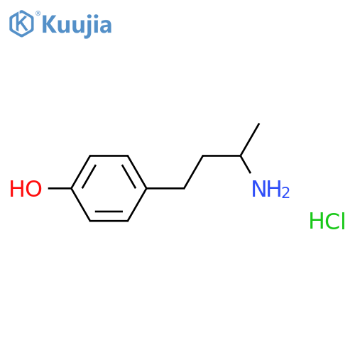 Phenol, 4-(3-aminobutyl)-, hydrochloride (1:1) structure