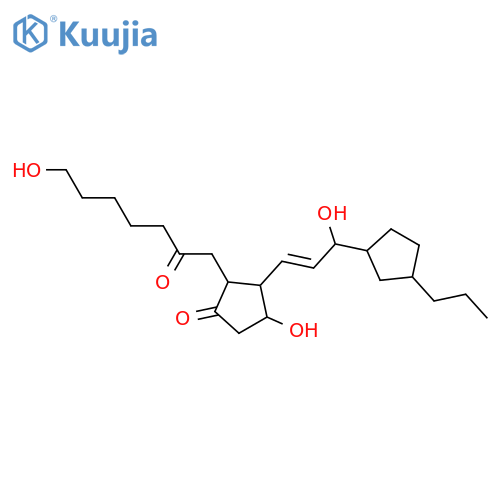 Cyclopentanone,4-hydroxy-2-(7-hydroxy-2-oxoheptyl)-3-[3-hydroxy-3-(3-propylcyclopentyl)-1-propenyl]- structure