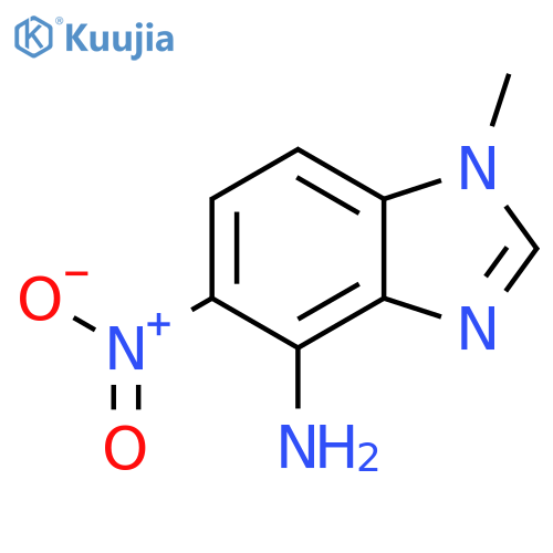1-methyl-5-nitro-1H-Benzimidazol-4-amine structure