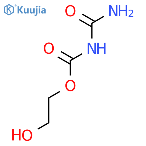 Carbamic acid, (aminocarbonyl)-, 2-hydroxyethyl ester structure