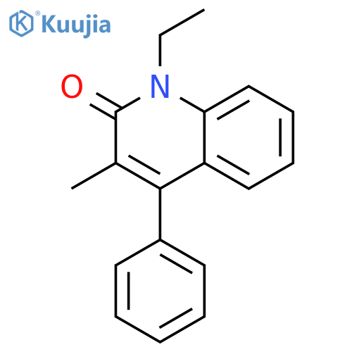 2(1H)-Quinolinone, 1-ethyl-3-methyl-4-phenyl- structure