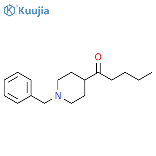 1-Pentanone, 1-[1-(phenylmethyl)-4-piperidinyl]- structure