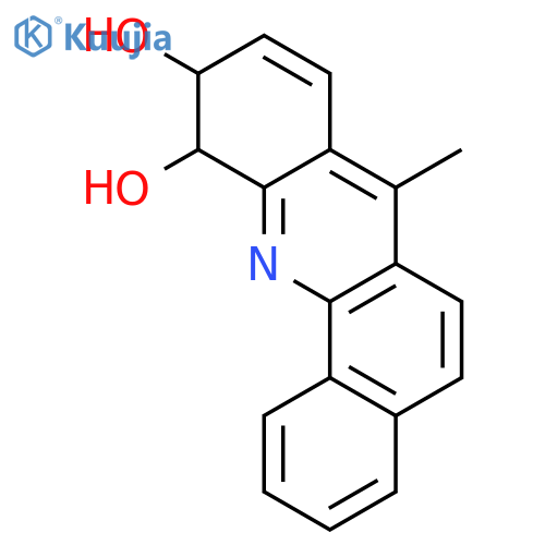 (10R,11R)-7-methyl-10,11-dihydrobenzo[c]acridine-10,11-diol structure