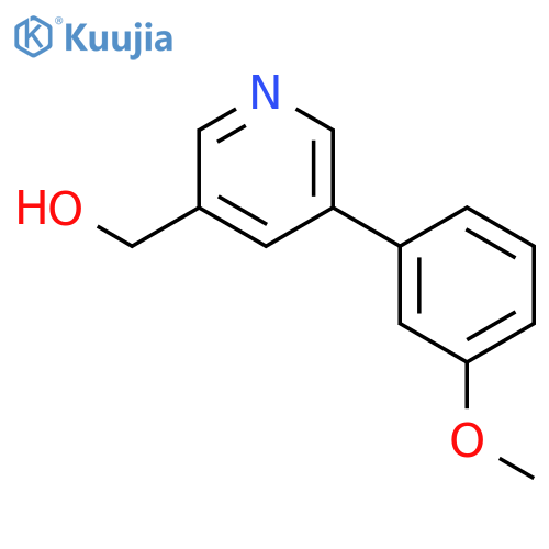 (5-(3-Methoxyphenyl)pyridin-3-yl)methanol structure