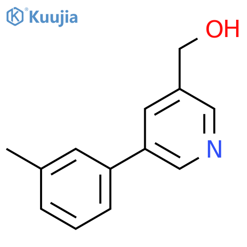 (5-(m-Tolyl)pyridin-3-yl)methanol structure