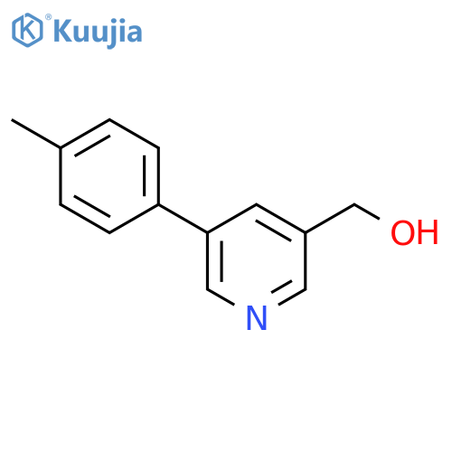 (5-(p-Tolyl)pyridin-3-yl)methanol structure