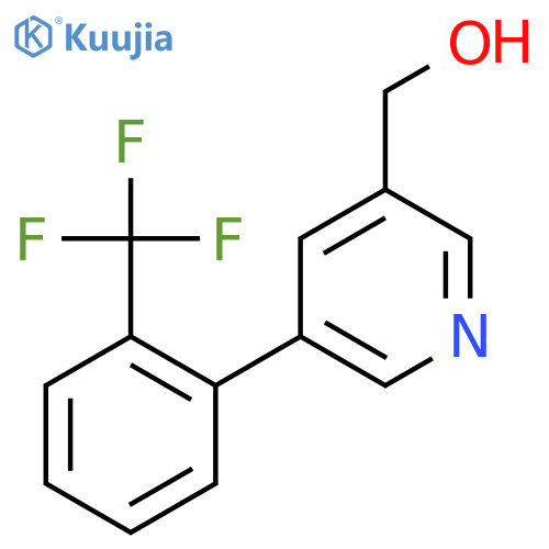 (5-(2-(Trifluoromethyl)phenyl)pyridin-3-yl)methanol structure