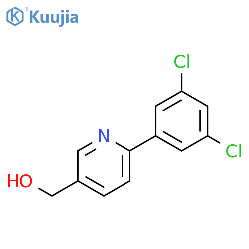 6-(3,5-Dichlorophenyl)-3-pyridylmethanol structure