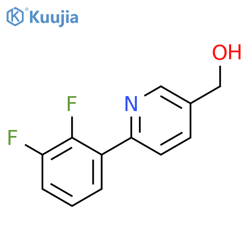 [6-(2,3-DIFLUOROPHENYL)PYRIDIN-3-YL]METHANOL structure