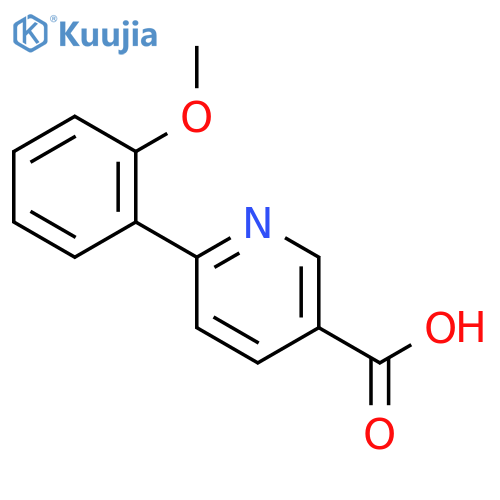 6-(2-Methoxyphenyl)nicotinic acid structure