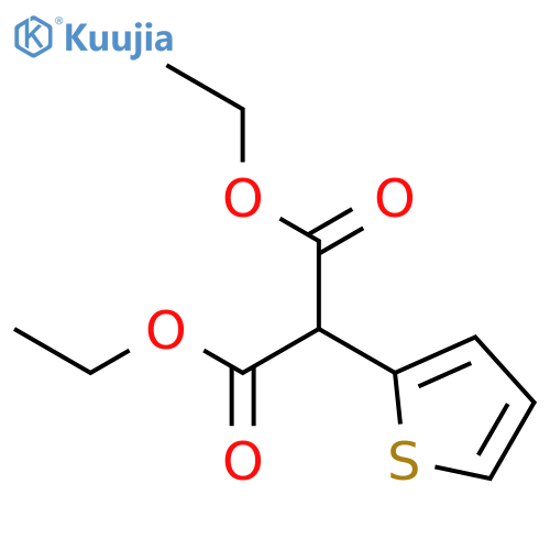 Propanedioic acid, 2-thienyl-, diethyl ester structure