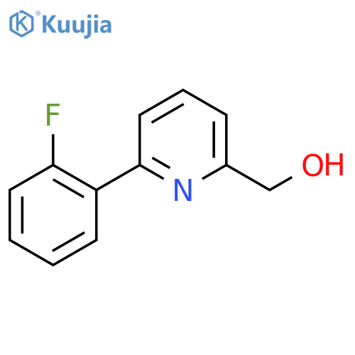 6-(2-Fluorophenyl)pyridine-2-methanol structure