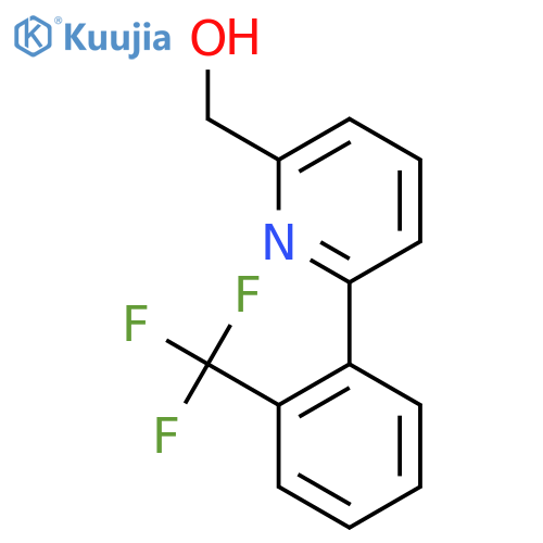 6-(2-(Trifluoromethyl)phenyl)pyridine-2-methanol structure