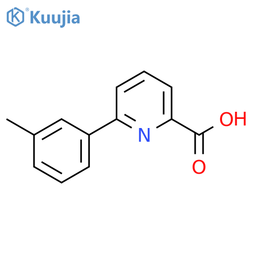 6-(m-Tolyl)picolinic acid structure