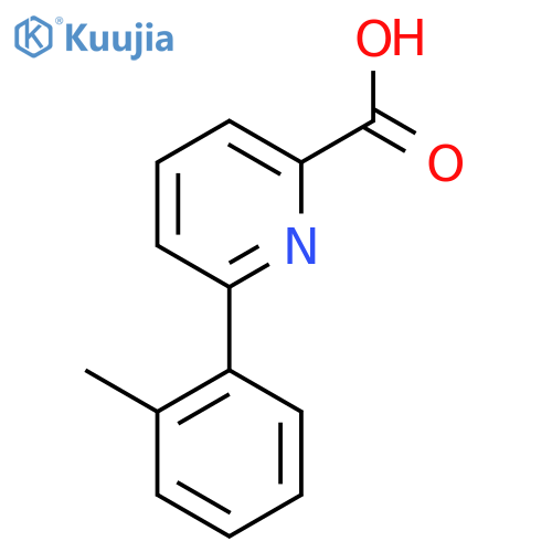 6-(2-Methylphenyl)pyridine-2-carboxylic Acid structure