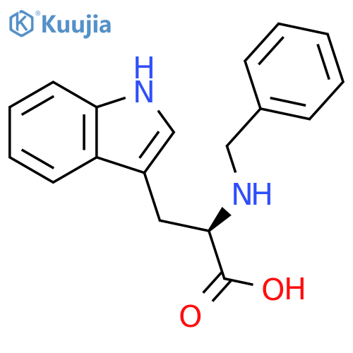 N-(Phenylmethyl)-D-tryptophan structure