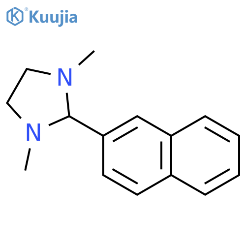 Imidazolidine, 1,3-dimethyl-2-(2-naphthalenyl)- structure