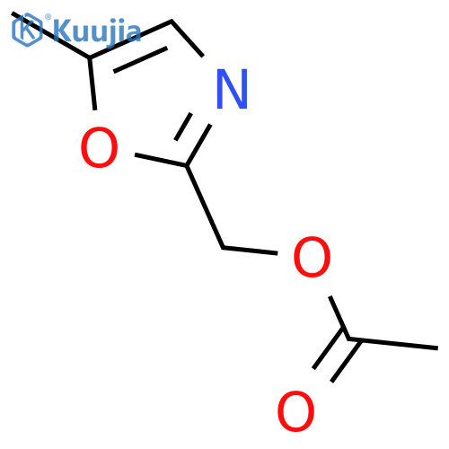 (5-methyl-1,3-oxazol-2-yl)methyl acetate structure