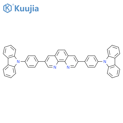 1,10-Phenanthroline, 3,8-bis[4-(9H-carbazol-9-yl)phenyl]- structure