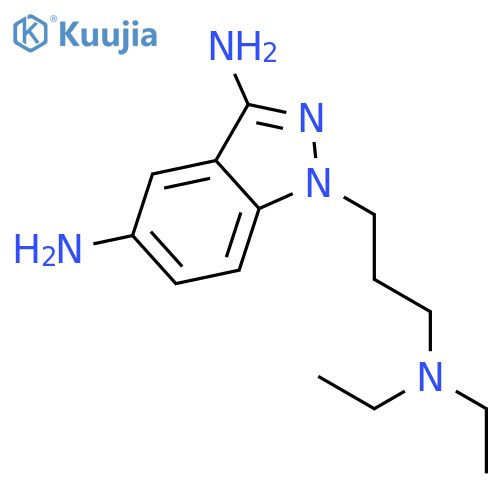 1H-Indazole-3,5-diamine, 1-[3-(diethylamino)propyl]- structure