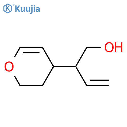 2H-Pyran-4-ethanol, β-ethenyl-3,4-dihydro-, (βR,4S)- structure