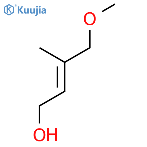 2-Buten-1-ol, 4-methoxy-3-methyl-, (E)- structure