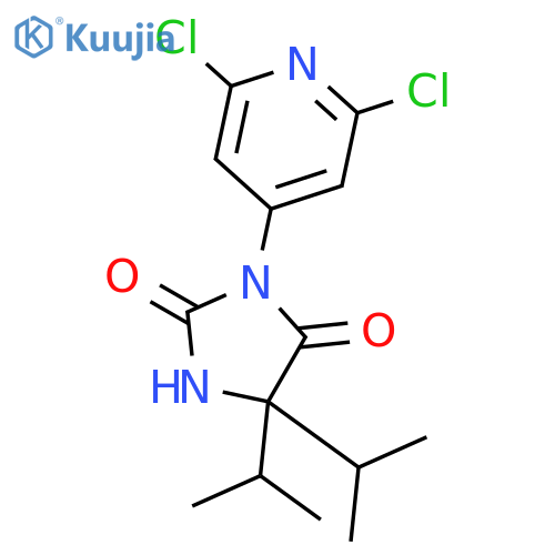 2,4-Imidazolidinedione,3-(2,6-dichloro-4-pyridinyl)-5,5-bis(1-methylethyl)- structure