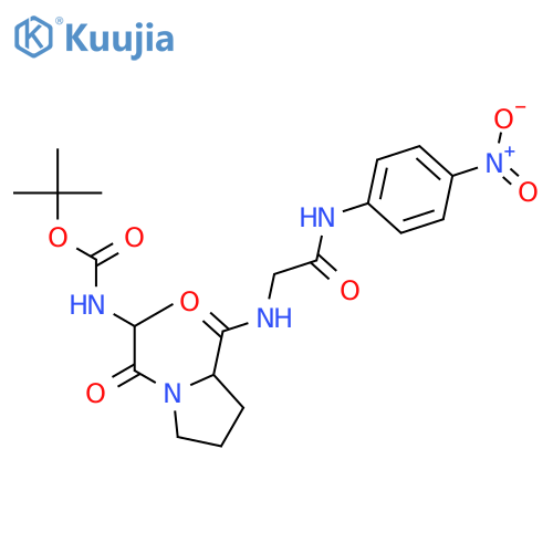 Glycinamide,N-[(1,1-dimethylethoxy)carbonyl]-L-alanyl-L-prolyl-N-(4-nitrophenyl)- structure