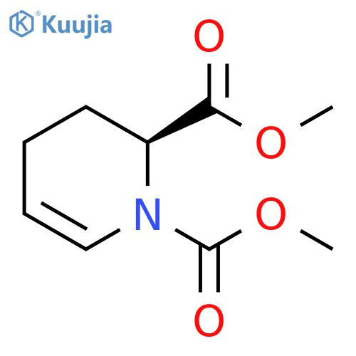 1,2(2H)-Pyridinedicarboxylic acid, 3,4-dihydro-, dimethyl ester, (2S)- structure