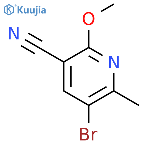 5-Bromo-2-methoxy-6-methylpyridine-3-carbonitrile structure