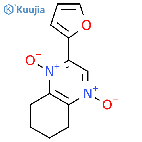 Quinoxaline, 2-(2-furanyl)-5,6,7,8-tetrahydro-, 1,4-dioxide structure