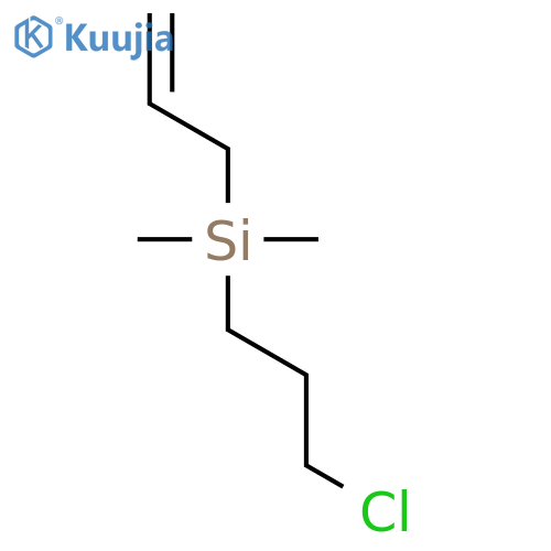 Silane, (3-chloropropyl)dimethyl-2-propenyl- structure