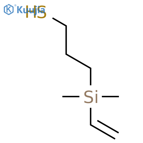 1-Propanethiol, 3-(ethenyldimethylsilyl)- structure