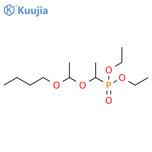 Phosphonic acid, [1-(1-butoxyethoxy)ethyl]-, diethyl ester structure