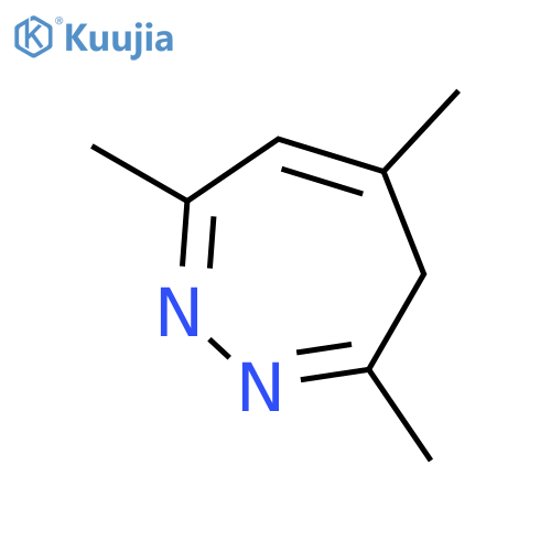4H-1,2-Diazepine, 3,5,7-trimethyl- structure