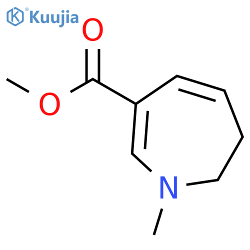 1H-Azepine-3-carboxylic acid, 6,7-dihydro-1-methyl-, methyl ester structure