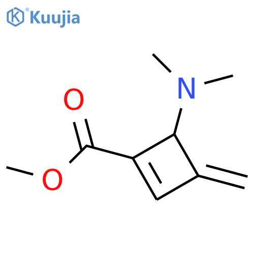 1-Cyclobutene-1-carboxylic acid, 4-(dimethylamino)-3-methylene-,methyl ester structure