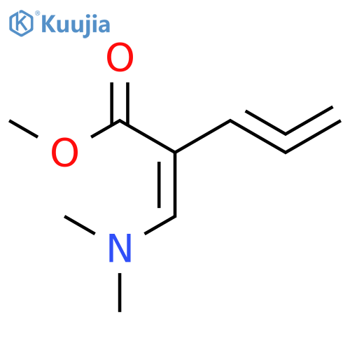 3,4-Pentadienoic acid, 2-[(dimethylamino)methylene]-, methyl ester,(E)- structure