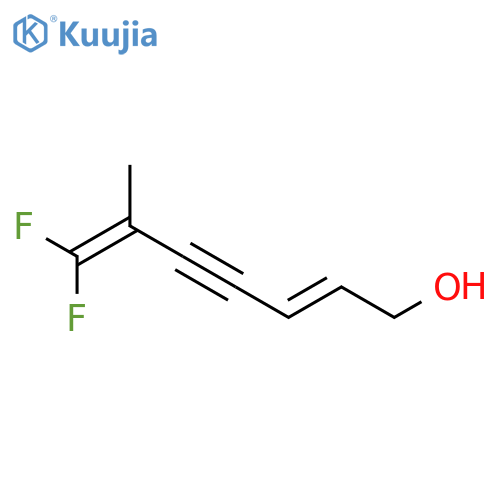 2,6-Heptadien-4-yn-1-ol, 7,7-difluoro-6-methyl- structure