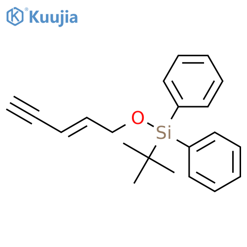 Silane, (1,1-dimethylethyl)(2-penten-4-ynyloxy)diphenyl- structure