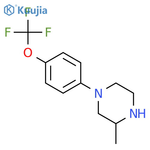 Piperazine, 3-methyl-1-[4-(trifluoromethoxy)phenyl]-, (3S)- structure