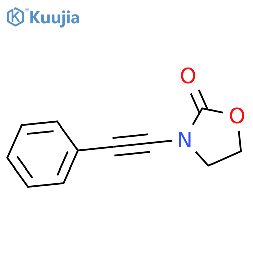2-Oxazolidinone, 3-(2-phenylethynyl)- structure