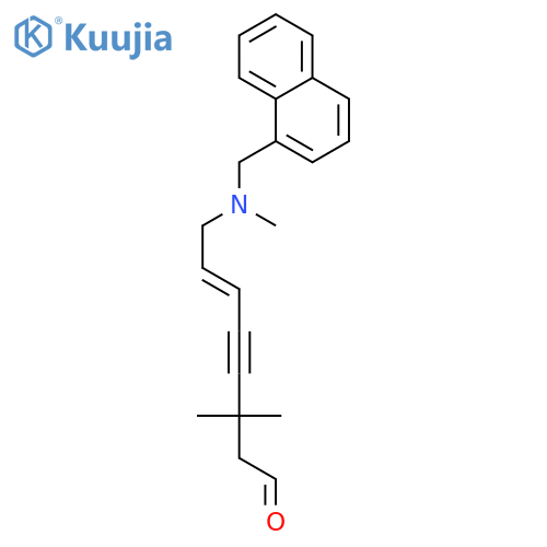 6-Octen-4-ynal, 3,3-dimethyl-8-[methyl(1-naphthalenylmethyl)amino]-,(E)- structure