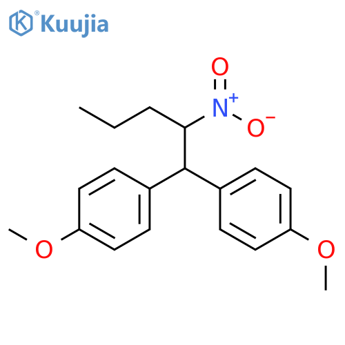 Benzene, 1,1'-(2-nitropentylidene)bis[4-methoxy- structure