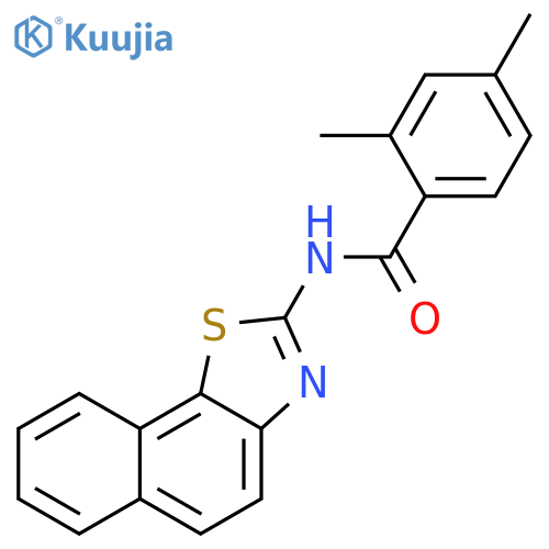 2,4-dimethyl-N-{naphtho2,1-d1,3thiazol-2-yl}benzamide structure